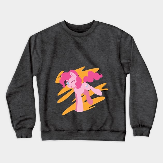 Pinkie Pie Jump Crewneck Sweatshirt by Supermoix